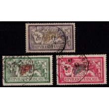 1901-05 & 1924-31 - Frankrig - AFA 99, 190-91 - Frimærker - Stor/ny allegoritype - Stemplet.